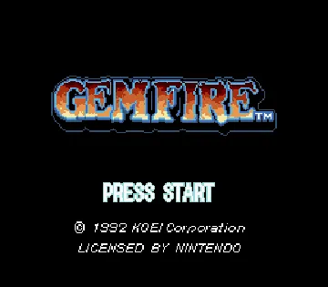 Gemfire (USA) screen shot title